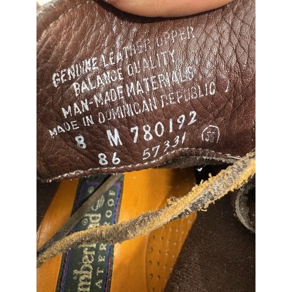 Timberland Women's Boots Gore Tex‎ Brown Leather Size 8 M Vintage Hiking Work